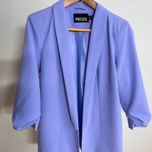 Pieces Women's Lavender Suit Jacket